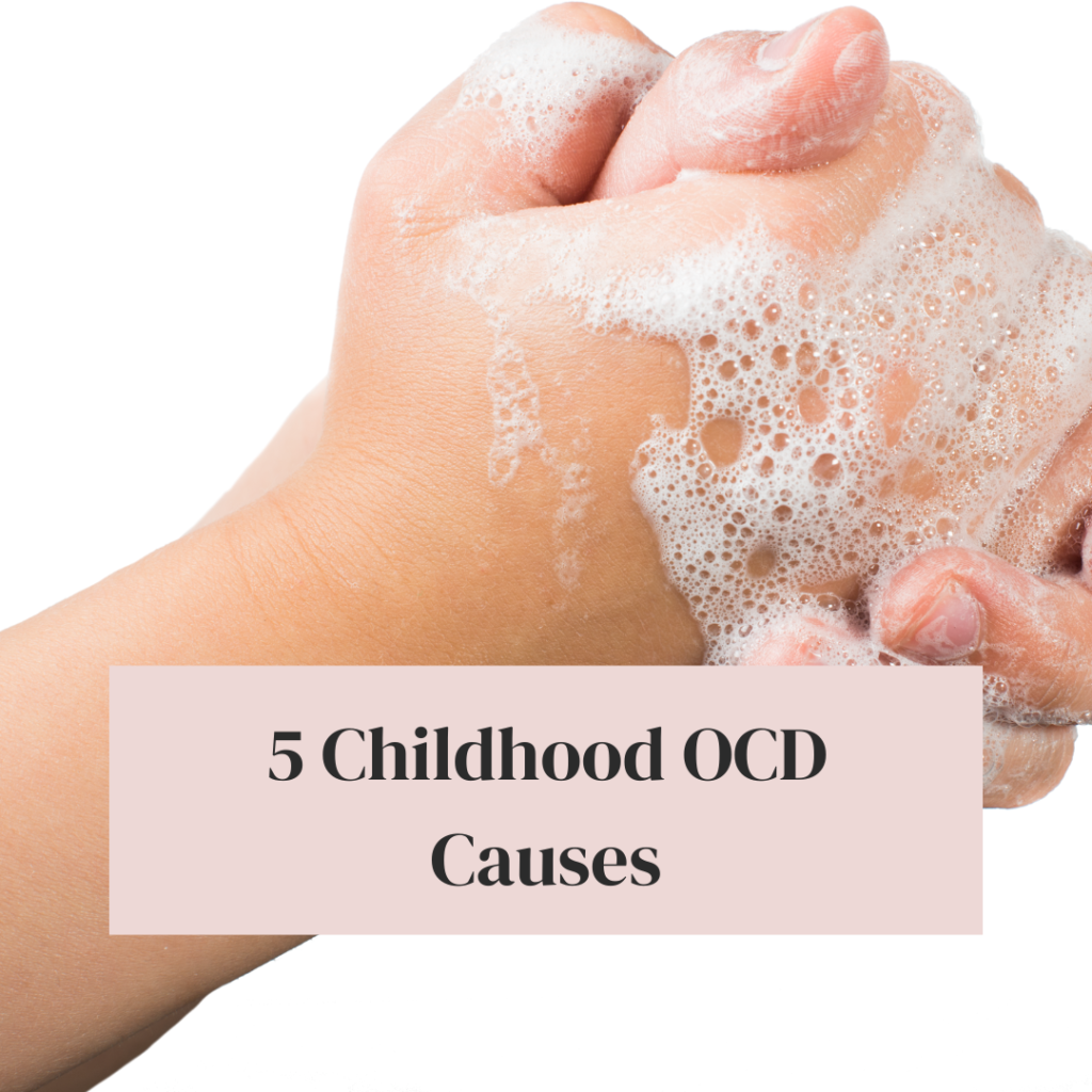 childhood ocd causes. Child washing hands